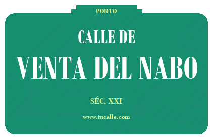 cartel_de_calle-de-Venta del Nabo_en_oporto